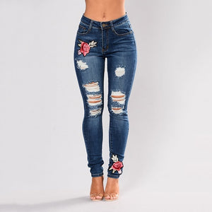 Embroidered Jeans