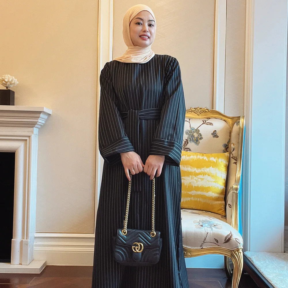 Striped Abaya